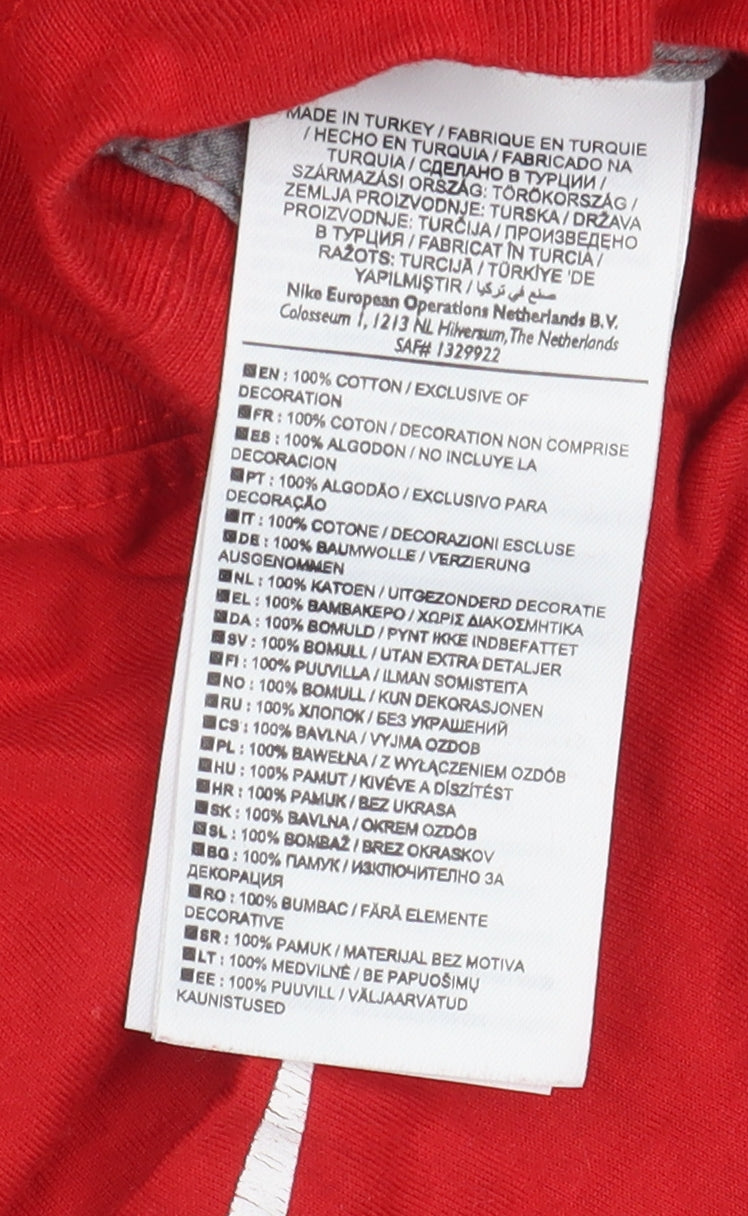 Nike Teens Red Ronaldo XL Sports T-Shirt