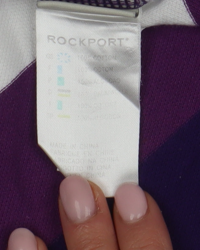 Mens UK Size L Rockport Cotton Polo Shirt