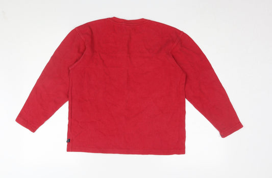 Unisex Adults UK Size 12 Gap Red Basic T-Shirt
