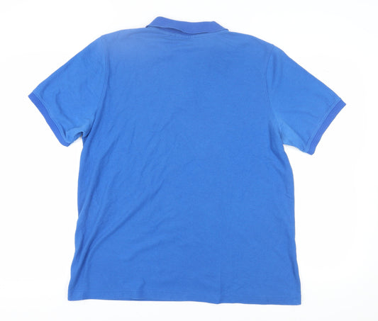 Slazenger Men's Blue 2XL Polo Shirt Short Sleeve