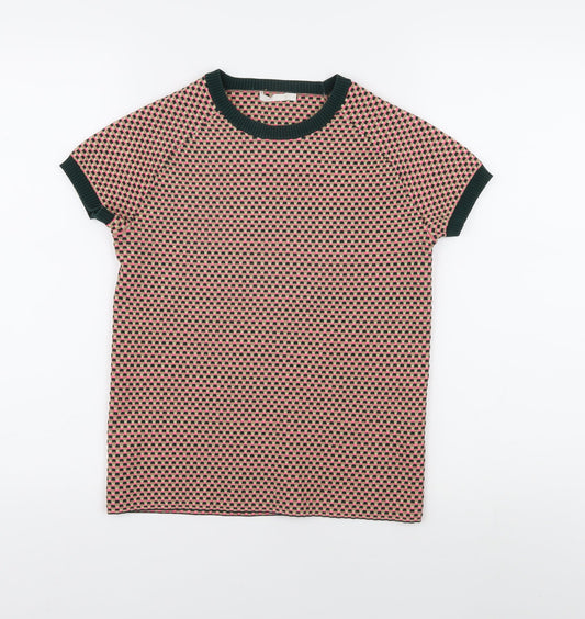 Womens UK Size S ASOS Multicoloured Ringer T-Shirt