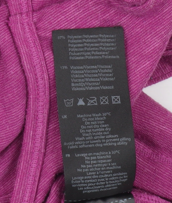 LA Gear Women's Purple Active T-Shirt Size 12