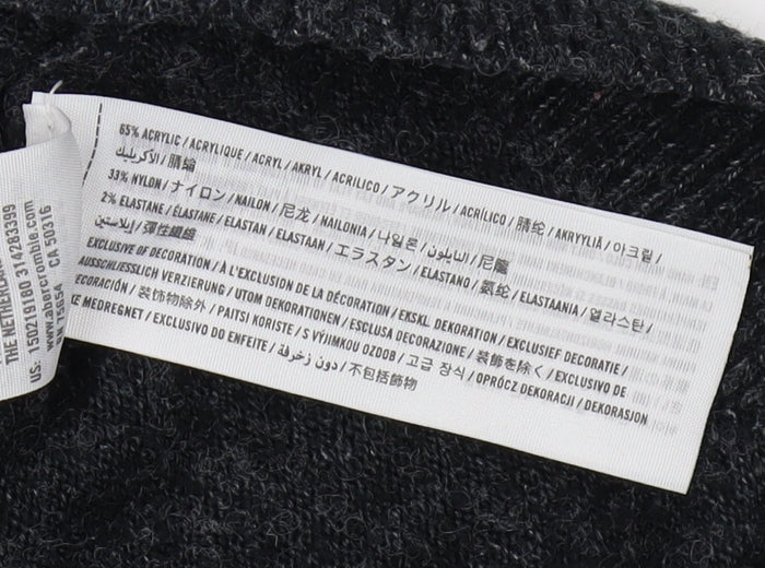 Abercrombie & Fitch Women's Black Mock Neck Jumper