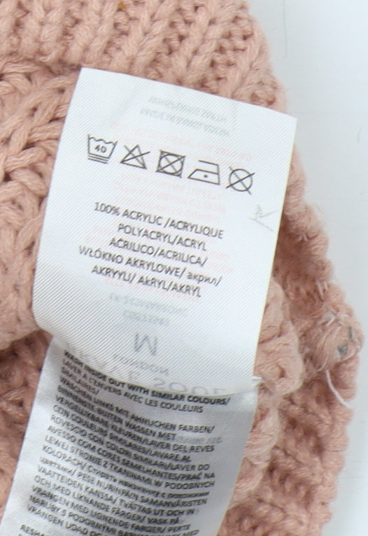 Womens UK Size M Brave Soul Pink Jumper Jumper