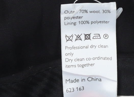 John Lewis Black Men's Dress Pants, Size Large