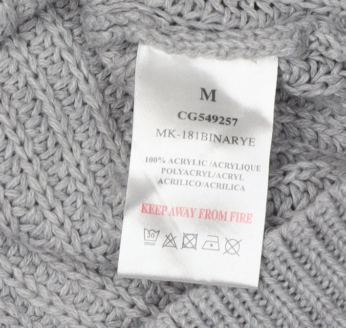 Brave Soul Men’s Grey Crew Neck Pullover Jumper M