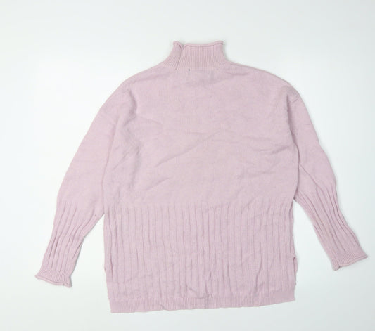 Womens UK Size S Marks and Spencer Pink Pullover Jumper
