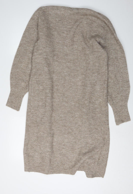 Womens UK Size XS H&M Beige Cardigan Jumper