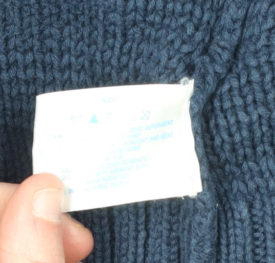 Womens UK Size 12 Oasis Blue Cardigan Jumper