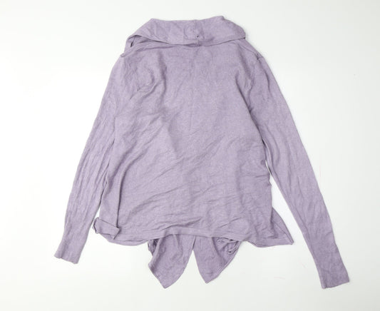 Womens UK Size 16 Per Una Purple Cardigan Jumper