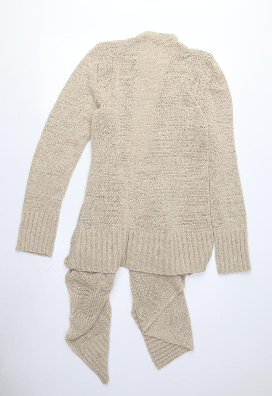 Womens UK Size 12 Marks and Spencer Beige Cardigan Jumper