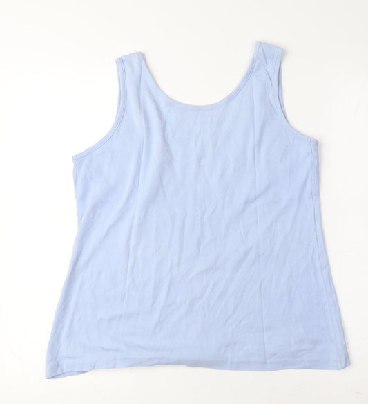 Capsule Women's Blue Basic Tank, Size 12
