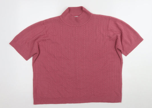 Womens UK Size 22 Berkertex Pink Blouse