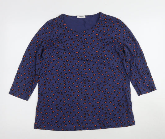 Womens UK Size 12 Damart Blue Basic Blouse