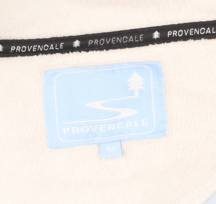 Provencale Women's Blue Fleece Jacket M Winter Casual