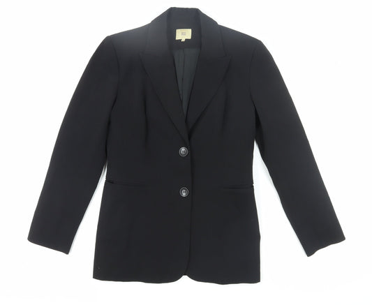 Womens UK Size 12 Oasis Regular Black Blazer