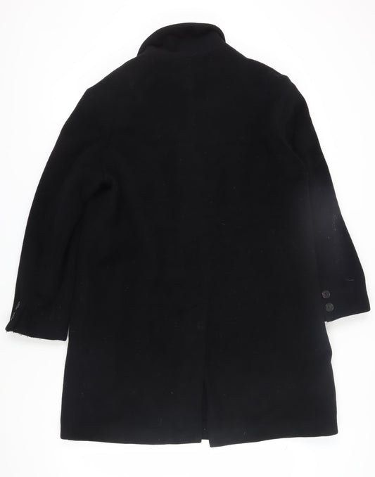 Womens UK Size 14 Kaliko Black Overcoat
