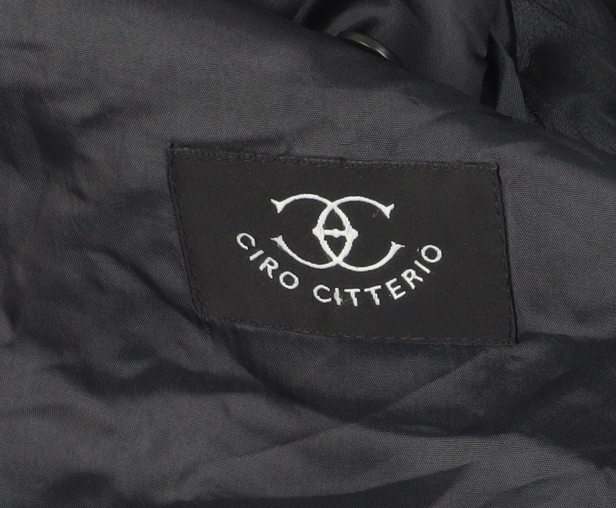 Mens UK Size 42 Ciro Citterio Regular Grey Suit Jacket