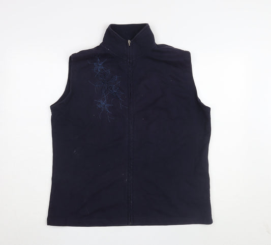 Womens UK Size L EWM Blue Gilet
