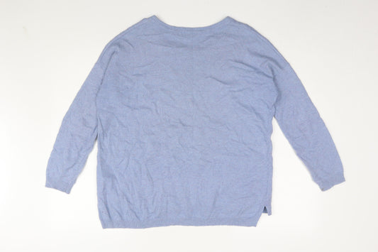Womens UK Size S Great Plains Blue Pullover Jumper