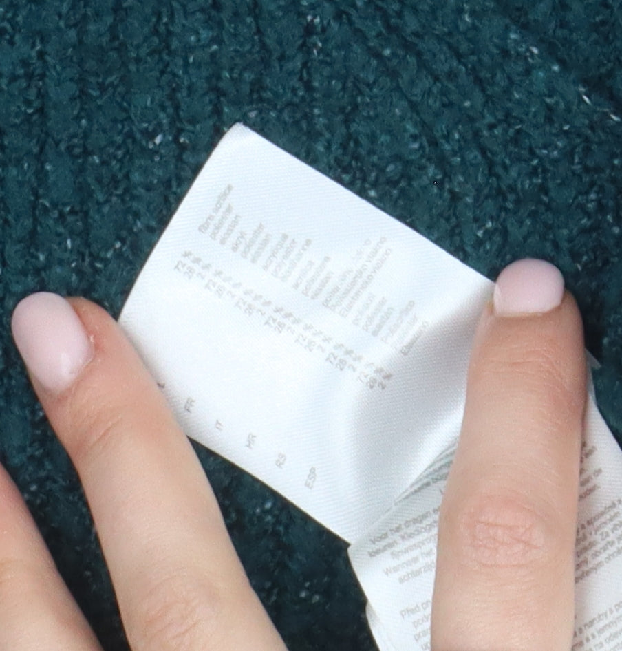 Jean Pascale Women's Green Pullover Jumper, Size S