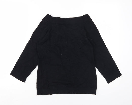 Womens UK Size 10 Marks and Spencer Black Basic Blouse