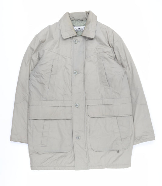 Mens UK Size S Aldon Beige Puffer Jacket
