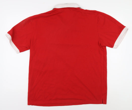 UEFA EURO 2020 Men's Red 2XL Polo Shirt