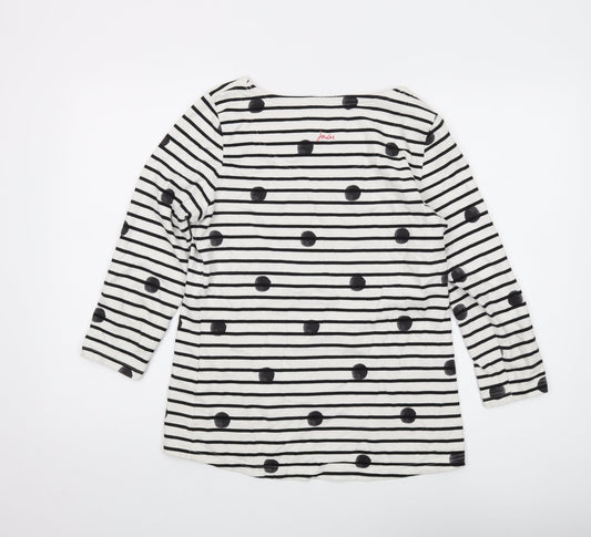 Womens UK Size 12 Joules White Basic T-Shirt