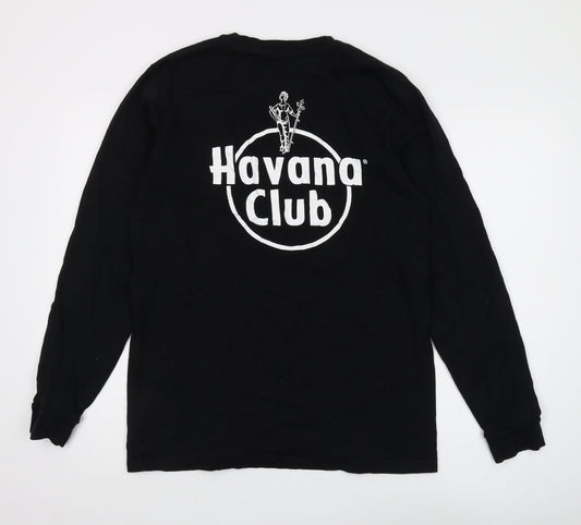 Stanley/Stella Men's Black Long Sleeve T-Shirt, L