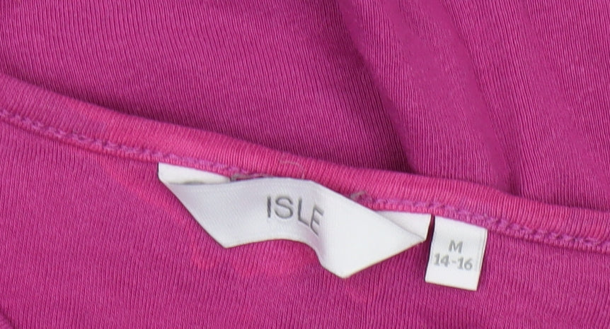 Womens UK Size M Isle Pink T-Shirt