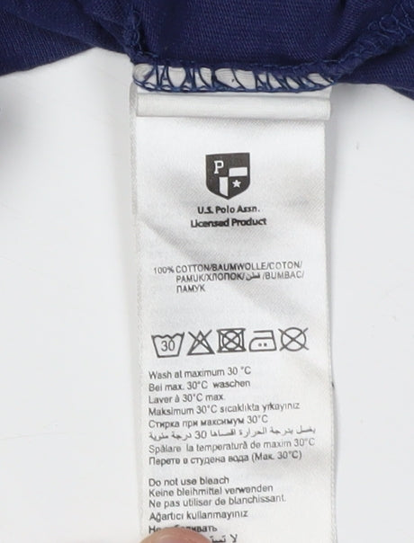 U.S. Polo Assn. Men's Blue Medium Sports T-Shirt