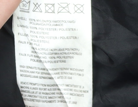 AX Paris Women's Black Puffer Jacket Size 12