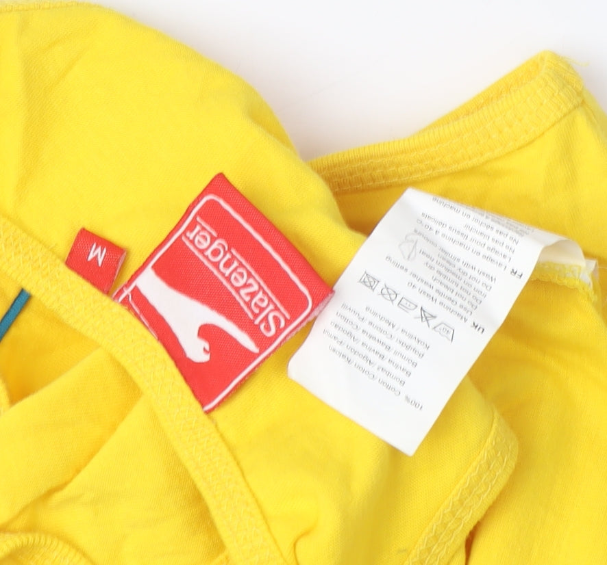Slazenger Sleeveless Yellow T-Shirt, M, Cotton