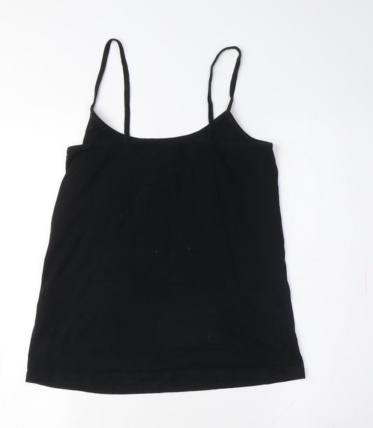 Womens UK Size M Barbie Black Camisole Tank