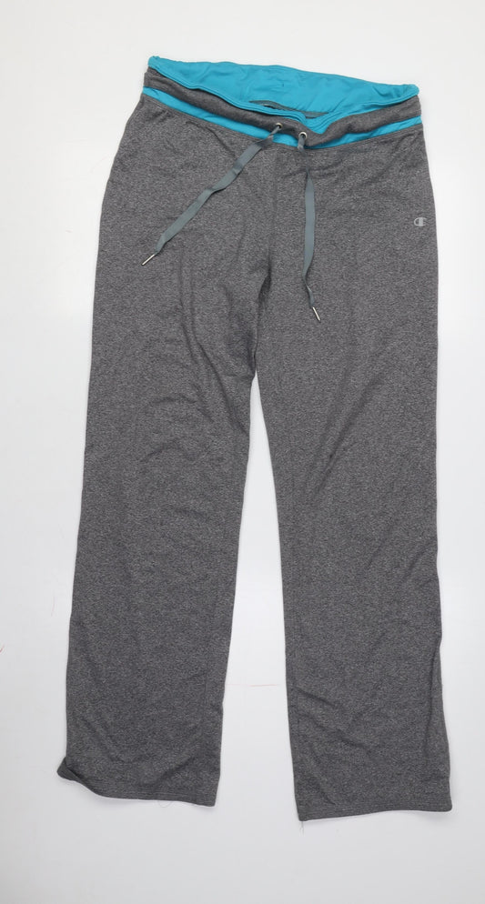 Womens UK Size S Champion Regular Fit Sweatpants Grey Trousers