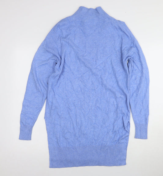 Womens UK Size XS Marks and Spencer Blue Pullover Jumper