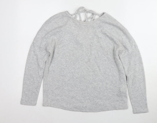 Womens UK Size 8 Topshop Grey Pullover Jumper