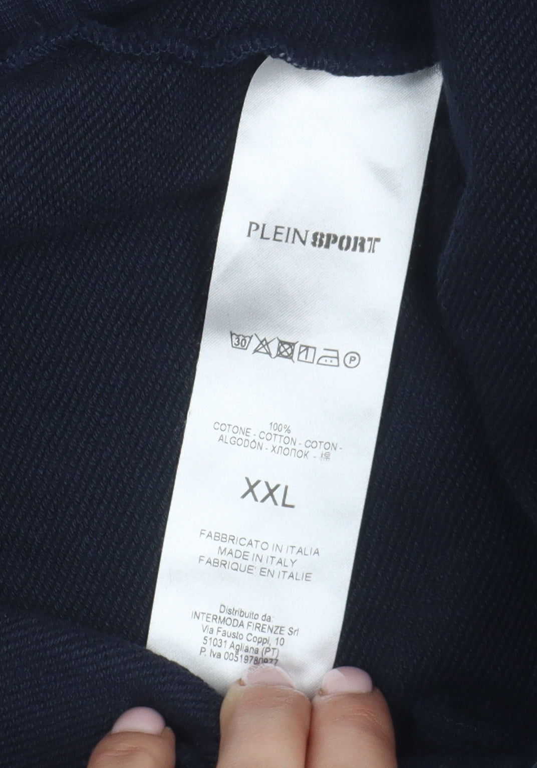 Plein Sport Men's Black Jogger 2XL Relaxed Fit Trousers