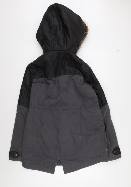 Unisex Adults UK Size 12 Mado Grey Parka Coat