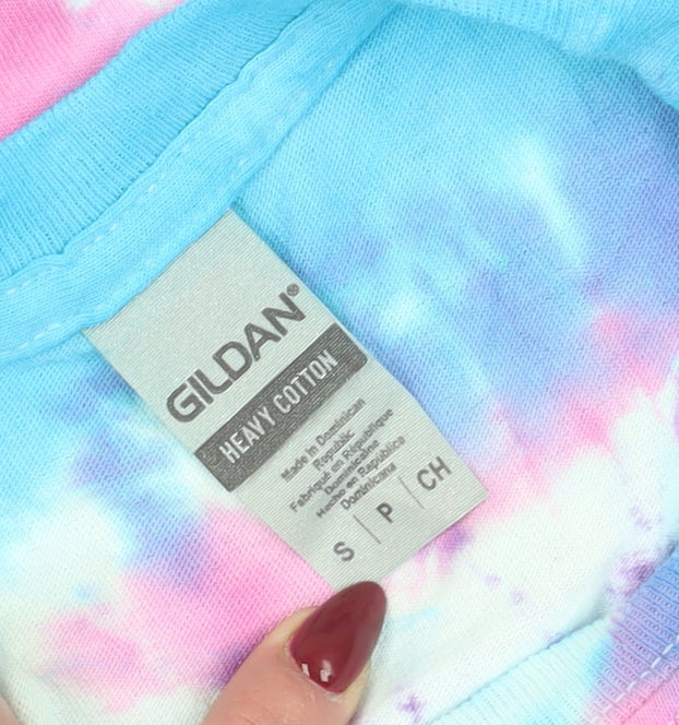 Mens UK Size S Gildan Multicoloured T-Shirt