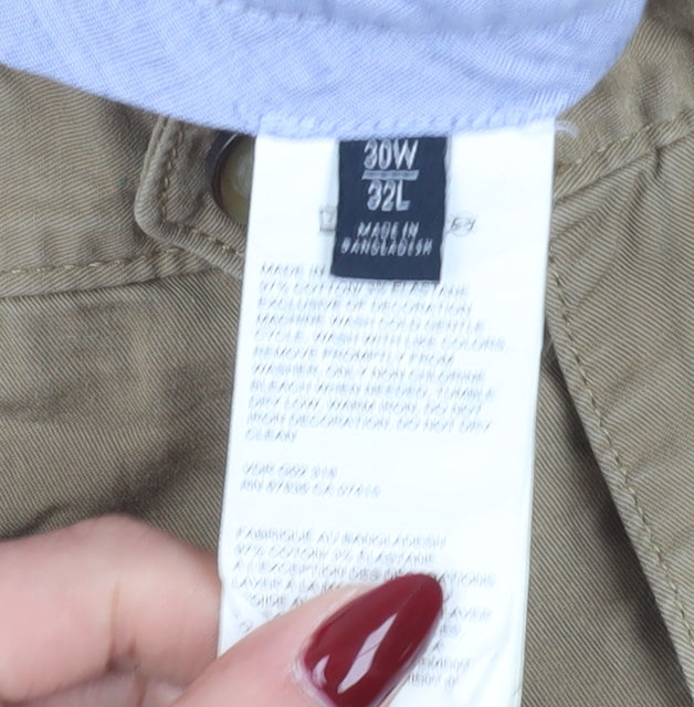 Nautica Men's Beige Chino Trousers Size M