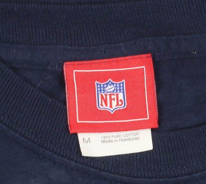 NFL Men's Blue Long Sleeve T-Shirt - Size M