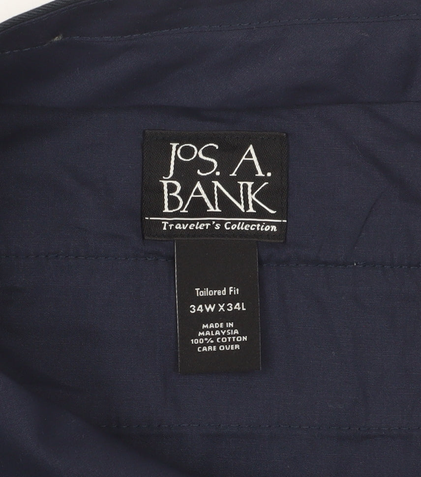 Jos. A. Bank Men's Black Dress Pants 34W Regular Fit