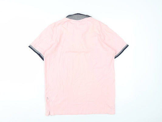 Tailored Originals Men's Pink Polo Shirt Small