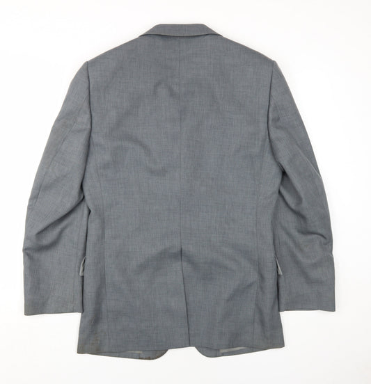 Mens UK Size 36 Greenwoods Regular Grey Suit Jacket