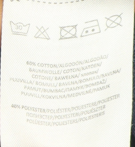 Brave Soul Unisex Blue Pullover Hoodie M