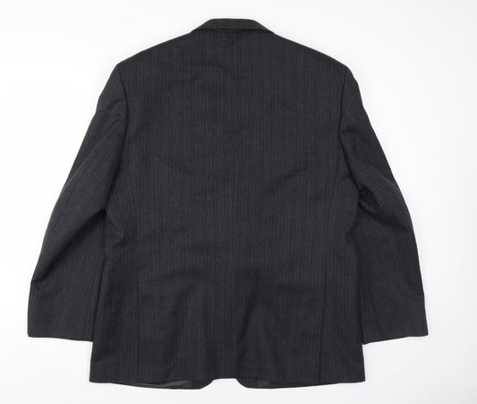 Mens UK Size 44 Label Regular Black Suit Jacket