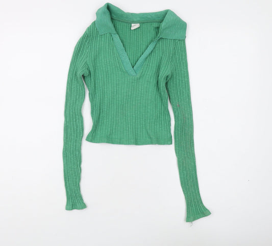 Womens UK Size 12 Urban Outfitters Green Pullover Jumper