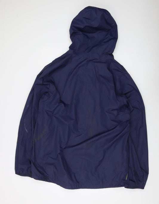 Mens UK Size 2XL Freedom Trail Blue Windbreaker Coat